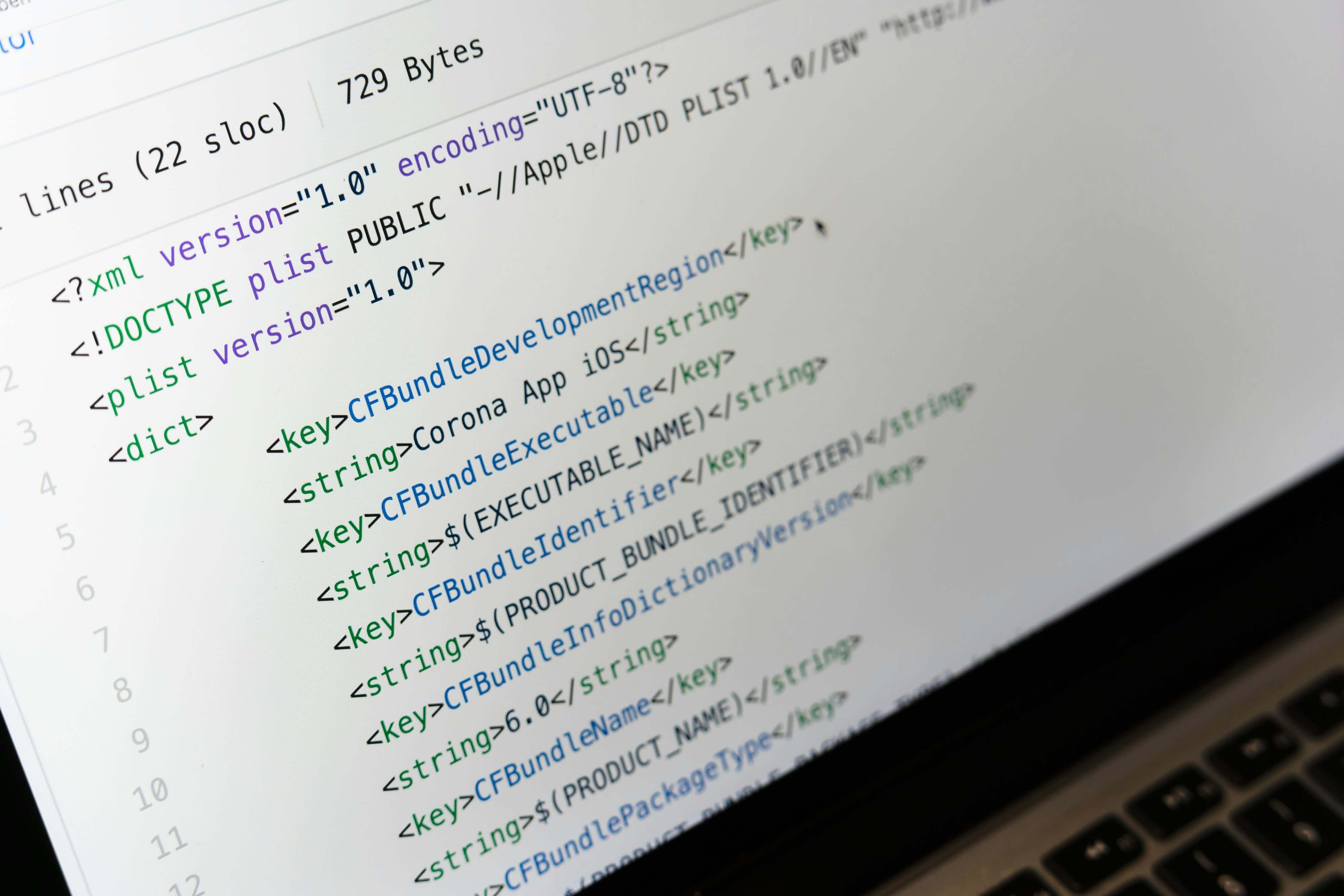 XML and technology integration concept